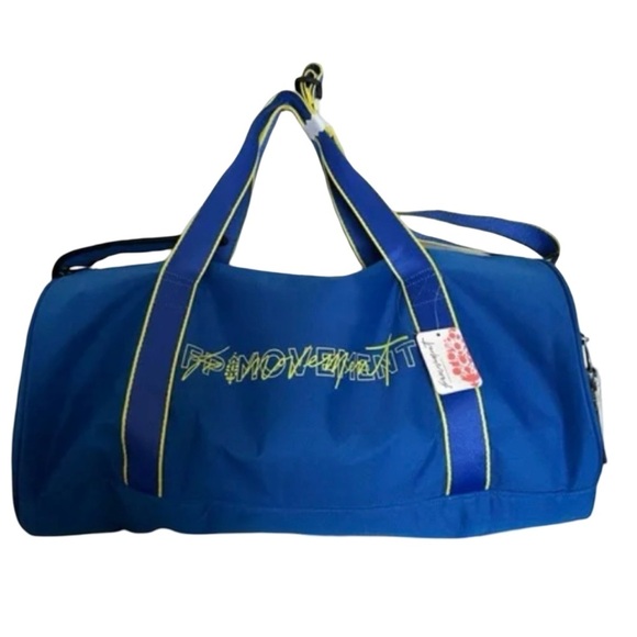 FP Movement by Free People Handbags - Free People FP Movement Sports Duffle Travel Gym Bag, Athletic Blue NWT